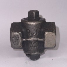 11ч3бк Кран пробковий прохідний натяжний муфтовий Ø 25 